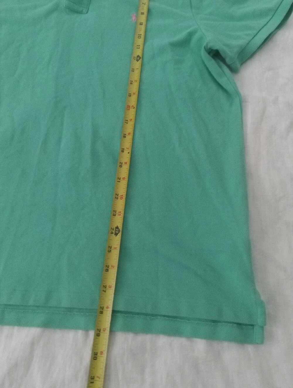 Polo Ralph Lauren Men's Polo Shirt in Mint Green with Pink Pony